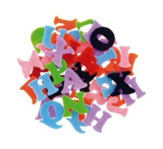 b.100u figuras fieltro fixo letras 68003900