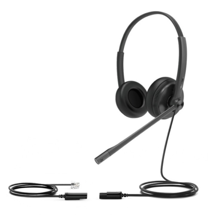 yealink yhs34 dual auriculares biaurales cable rj