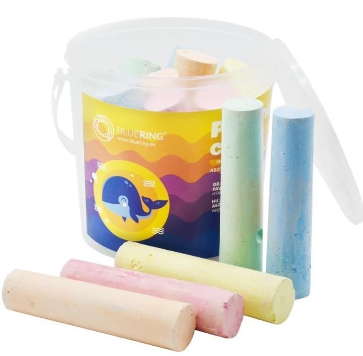 caja 15 tizas bluering colores jumbo