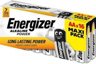 pack 16 pilas energizer alkalline power aa