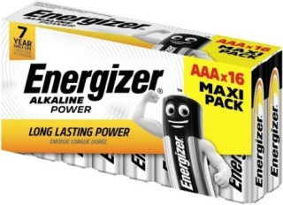 pack 16 pilas energizer alkalline power aaa