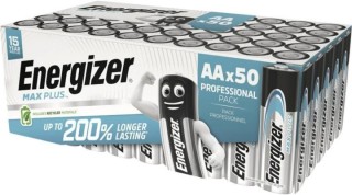 caja 50 pilas energizer max plus aa
