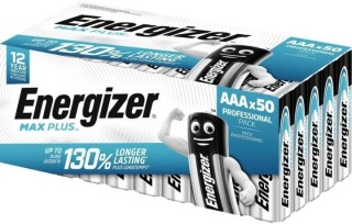caja 50 pilas energizer max plus aaa