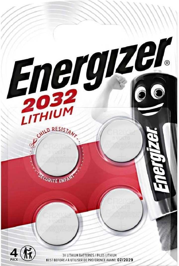 blister 4 pilas boton energizer litio cr2032