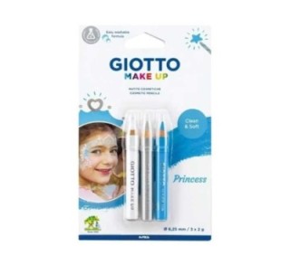 set 3 lapices giotto make up princesas