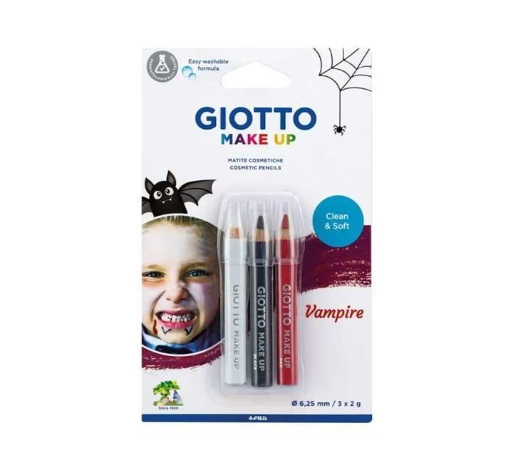 set 3 lapices giotto make up vampiro
