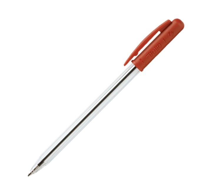 boligrafo tratto uno 1mm retractil rojo