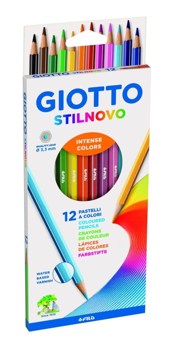 c.12 lapices giotto stilnovo 3.3mm.std 256500
