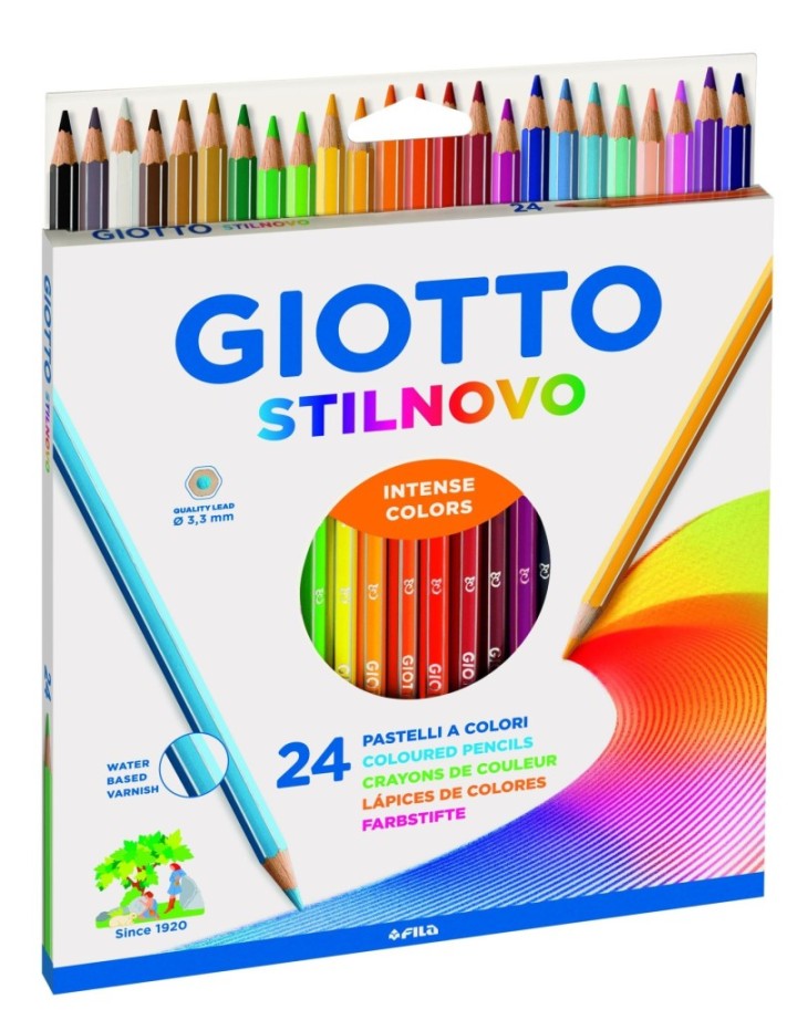 c.24 lapices giotto stilnovo 3.3mm.std 256600