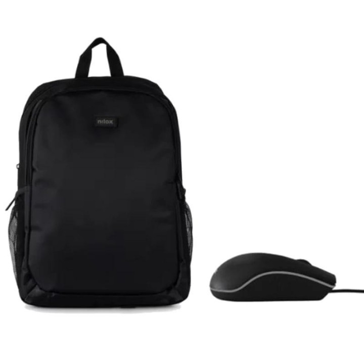 nilox mochila 15.6 basic + rat?n usb 1000dpi