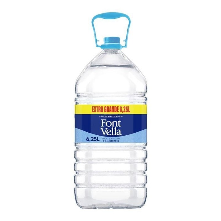 garrafa agua font vella 6.25 l.
