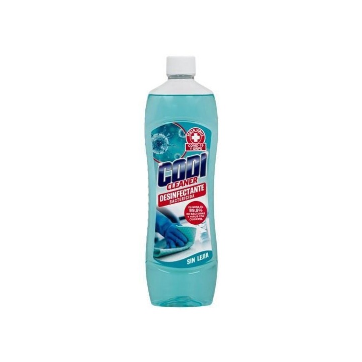 botella desinfectante viricida cleaner 1l