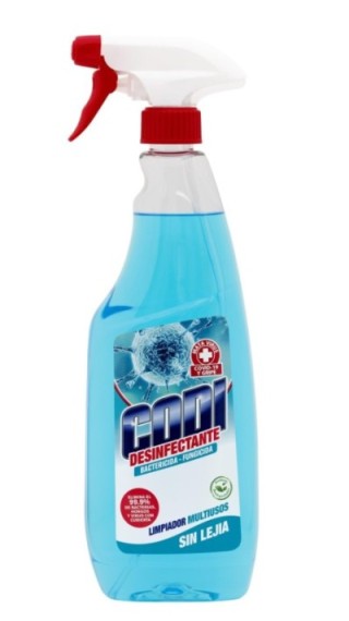 spray desinfectante biocida multisuperf. 750ml