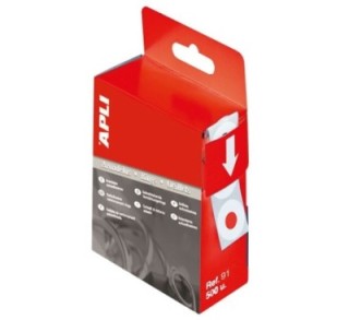 caja 500u arandelas transp. apl 91