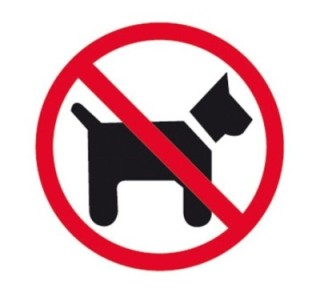 etiqueta apli senaliz. prohibido animales 114x114