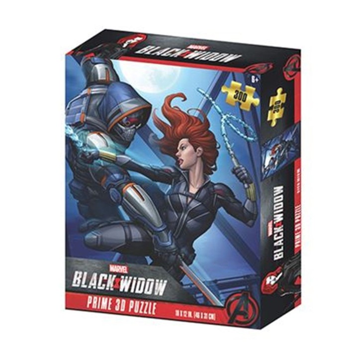 prime 3d puzzle lenticular prime 3d marvel black widow y taskmaster 200 piezas