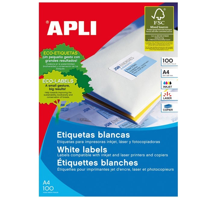 c. 100h etiq adh apli ilc 105x42.4mm bl