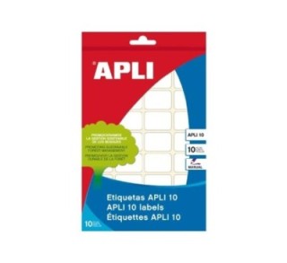 paq. 10h etiquetas adh apli 10x16mm blanco