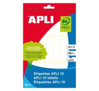 paq. 10h etiquetas adh apli 13x50mm blanco