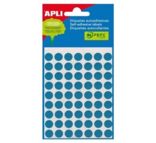 bl. 5h etiq adh apli diam 10mm azul