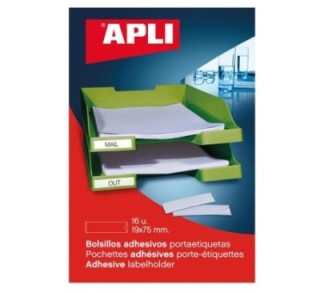 pack 16u bolsillo autoadh. apli 19x75 transp.