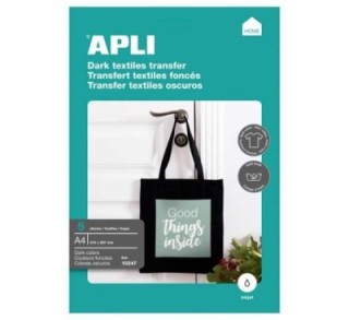 b 5h papel transfer apli inkjet a4 tejidos osc.