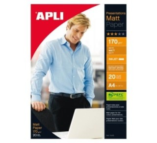 paq. 20h papel apli matt quality 170g a4