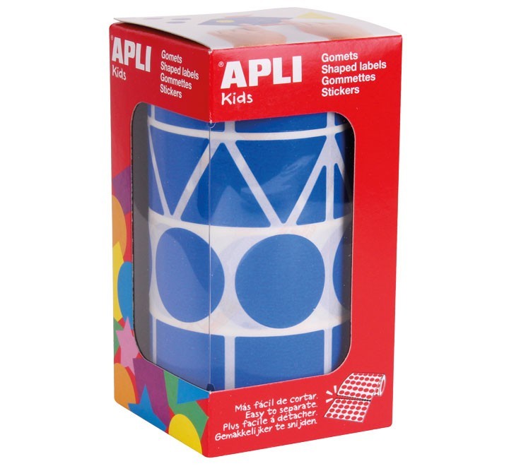 rollo gomets xl apli 27mm azul 11162
