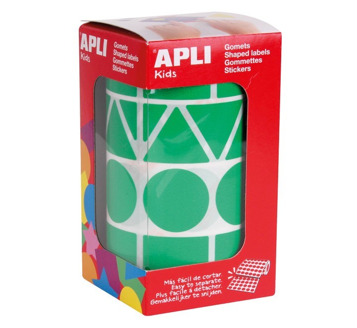 rollo gomets xl apli 27mm verde 11164