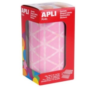 ro. gomets apli triangular 20mm rosa