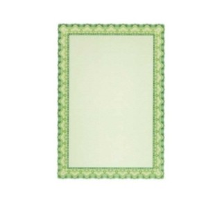 bl.10h a4 papel certif. apli  verde 115g 11969