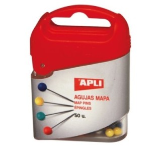 c. 50u agujas mapa apli surtidas 4x20mm 12348