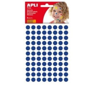 bolsa 6h gomets apli redond.10.5mm azul 13231