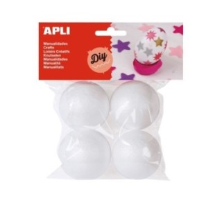 bolsa 4u bolas porexpan apli diam. 45mm pack  5 unidades