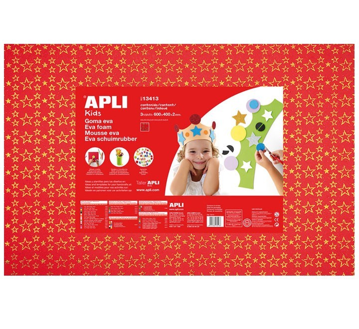 bolsa 3h goma eva apli impresa estr. 40x60cm 13413
