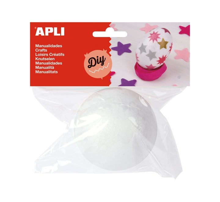 bolsa 1u bolas porexpan apli diam.80mm pack  5 unidades