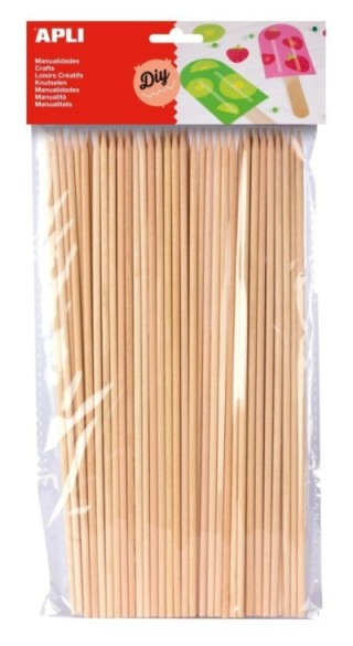 bolsa 50 palo pincho apli 200x3mm 13483