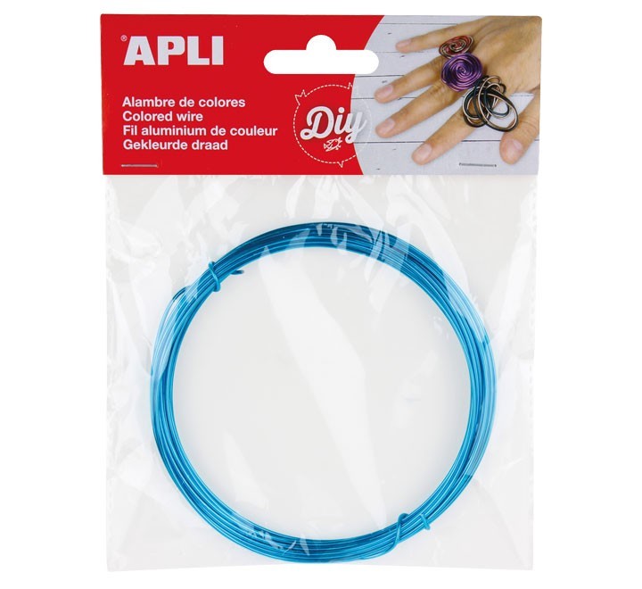bolsa alambre azul apli 1.5mm x 5mts 14098