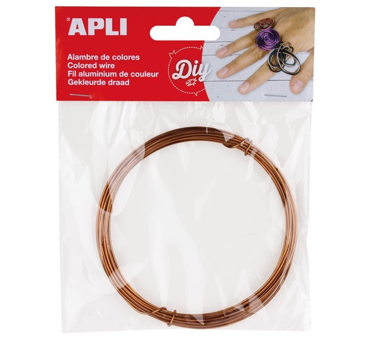bolsa alambre cobre apli 1.5mm x 5mts 14100