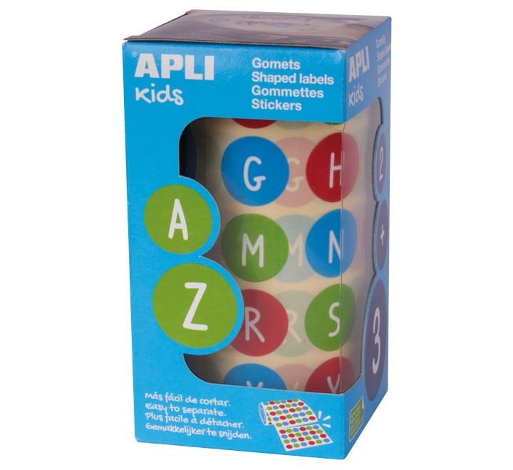 r.gomets redondos apli rem. abc multicolor 15126