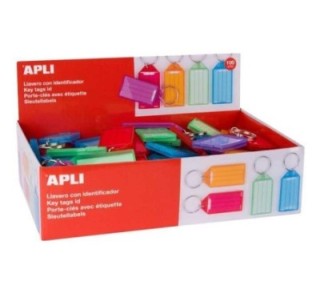 caja 100 llaveros apli premium stdo