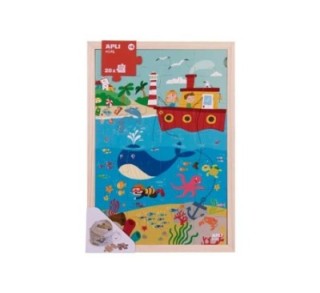 desc.  c.28 pz. puzzle apli niveles oceano