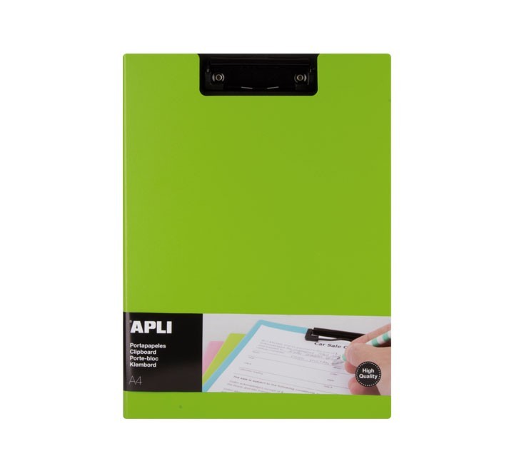 portapap. apli c/solapa pp foam a4 verde