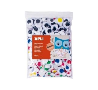 bolsa 600 ojos moviles adh. apli col+med stdo