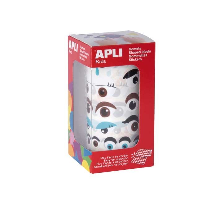 rollo 30h gomets ojos apli  stdo col+tam.