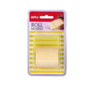 rollo disp. nota adh. apli 50mmx8m amarillo