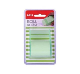 rollo disp. nota adh. apli 50mmx8m verde pastel