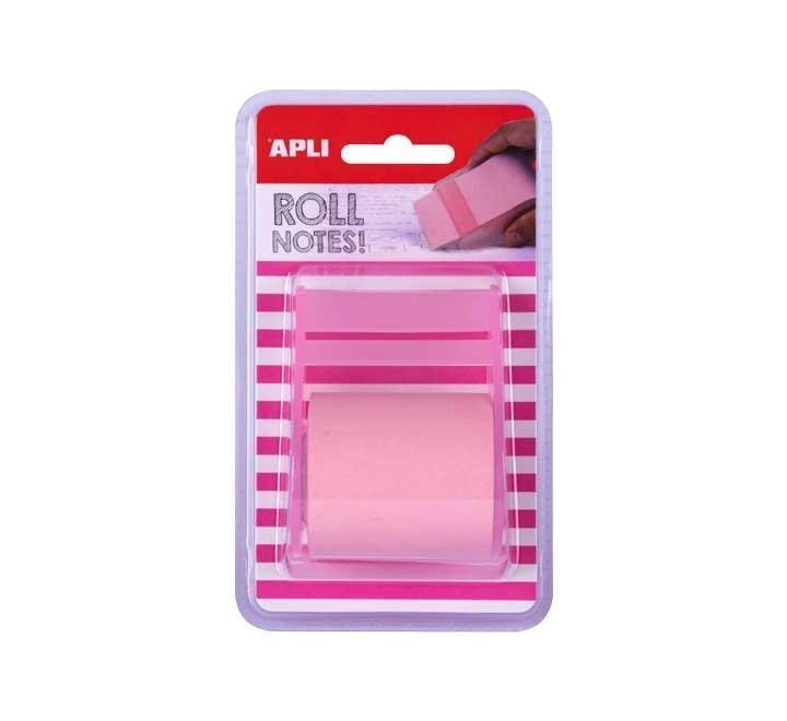 rollo disp. nota adh. apli 50mmx8m rosa pastel