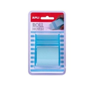 rollo disp. nota adh. apli 50mmx8m azul pastel