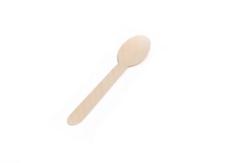 bo. 100 cucharas nupik madera 16cm leaf